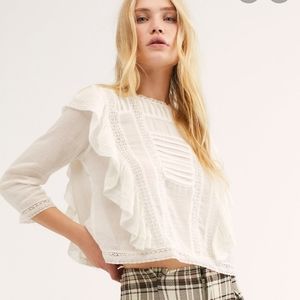 Free peopel Jasmine Ruffle Blouse